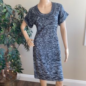 3 FOR $25 Calvin Klein Black & Gray Sweater Dress.